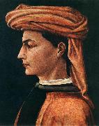 UCCELLO, Paolo Portrait of a Young Man wt china oil painting reproduction